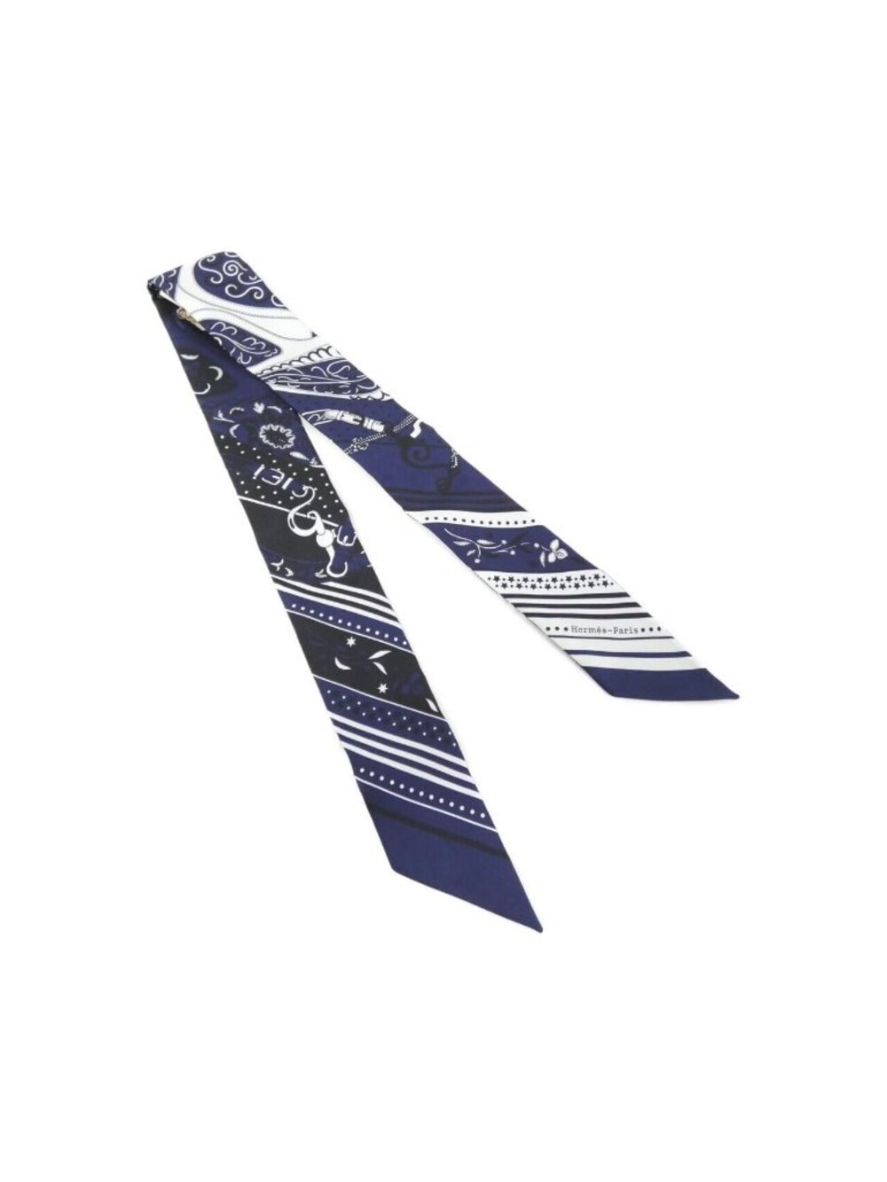 Hermes Festival Des Amazones Twilly Scarf